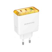  СЗУ BOROFONE BAS34A Treasure PD65W (2C1A) charger EU белый 