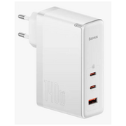  СЗУ Baseus GaN5 Pro CCGP100202 Fast Charger 2C+U 140W EU White (Type-C to Type-C 240W 1m) 