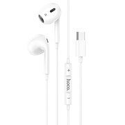  Наушники HOCO M101 Max Crystal grace wire-controlled earphones with microphone белый 