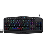  Клавиатура DEFENDER Redragon Harpe 2.4G Wireless Black 78121 