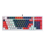  Клавиатура A4Tech Bloody S98 Sports Navy BLMS red Plus синий/белый USB for gamer LED 