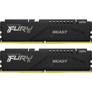  ОЗУ Kingston Fury Beast Black XMP CL30 (Kit of 2) (KF560C30BBK2-16) DDR 5 DIMM 16Gb PC48000, 6000Mhz, (retail) 