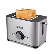  Тостер KitFort КТ-6210 серебристый/черный 