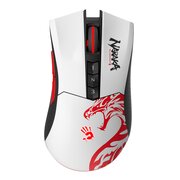  Мышь A4Tech Bloody R90 Plus Naraka оптическая (5000dpi) беспроводная USB (7but) белый/рисунок 