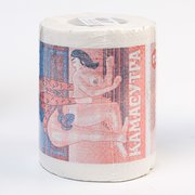 Сувенирная туалетная бумага "Позы любви-камасутра",  9,5х10х9,5 см, микс (287919) 