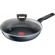 Сковорода Tefal Force 4218926, с крышкой, черный 