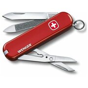  Складной нож Victorinox Wenger 0.6423.91, функций 7, 65мм, красный, коробка картонная 