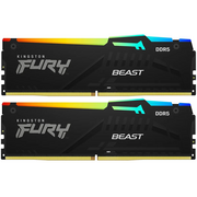  ОЗУ Kingston Fury Beast Black KF560C30BBAK2-16 DDR5 - 2x 8ГБ 6000МГц, DIMM, Ret 