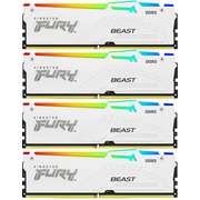  ОЗУ Kingston Fury Beast KF552C40BWAK4-64 DDR5 - 4x 16ГБ 5200МГц, DIMM, White, Ret 