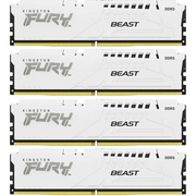  ОЗУ Kingston Fury Beast KF552C40BWK4-64 DDR5 - 4x 16ГБ 5200МГц, DIMM, White, Ret 