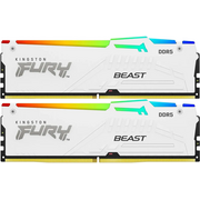  ОЗУ Kingston Fury Beast KF556C36BWEAK2-64 DDR5 - 2x 32ГБ 5600МГц, DIMM, White, Ret 