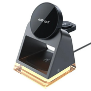  Автодержатель ACEFAST E17 desktop 3-in-1 wireless charging holder Black 