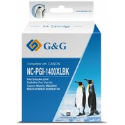  Картридж струйный G&G GG-PGI-1400XLBK PGI-1400XL BK черный (36мл) для Canon MB2050/MB2350/MB2040/MB2340 
