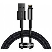  Дата-кабель Baseus CALWJ-A01 Tungsten Gold Fast Charging Data Cable USB to iP 2.4A 2m Black 