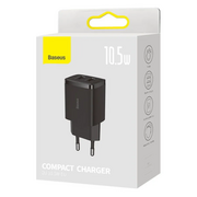  СЗУ Baseus CCXJ010201 Compact Charger 2U 10.5W EU Black 