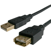  Кабель удлинительный Bion BXP-CCP-USB2-AMAF-030, USB 2.0 A-A (m-f), 3м, черный 