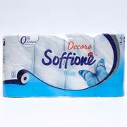  Туалетная бумага Soffione Decoro Blue, 2 слоя, 8 рулонов (4971925) 