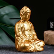  Подставка для благовоний "Будда сидит" золото, 12см (9149869) 