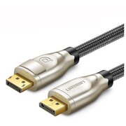  Кабель UGREEN DP112 60843 1.4 DP M/M Round Cable Zinc Alloy Shell with Braided 2m Black 