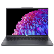  Ноутбук Acer Swift Go 14 SFG14-63-R57X (NX.KTSCD.003) 14", OLED, AMD Ryzen 7 8845HS 3.8ГГц, 8 ядер, 16ГБ 1ТБ SSD, AMD Radeon, Win11H, металлик 
