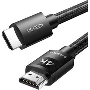  Кабель UGREEN HD119 40102 4K HDMI Cable Male to Male Braided 3m Black 
