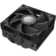 Кулер DEEPCOOL AN400 BK, Black LGA1700/1200/115X/AM5/AM4 низкопрофильный 52,5 mm (TDP 150W, PWM, Fan 120mm, 4 тепл. трубок, Copper Base) 