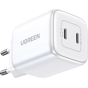  Зарядное устройство UGREEN CD294 (15327) Nexode Mini USB-C+USB-C 45W PD GaN Fast Charger EU White 