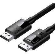  Кабель UGREEN DP114 80394 DP 1.4 Male to Male Plastic Case Braided Cable 5m Black 