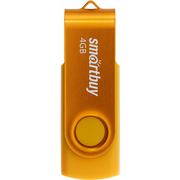  USB-флешка SMARTBUY SB004GB2TWY UFD 2.0 004GB Twist Yellow 