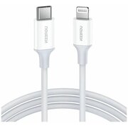  Кабель UGREEN US171 60749 USB-C to Lightning Cable M/M Nickel Plating ABS Shell 2m White 