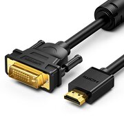  Кабель UGREEN HD106 10137 HDMI to DVI24+1 Cable 5m Black 