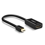  Конвертер UGREEN MD112 40360 Mini DP to HDMI Female Converter 4K Black 