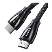  Кабель UGREEN HD140 80404 HDMI 2.1 Male To Male Cable 8K Braided Cable 3m Black 