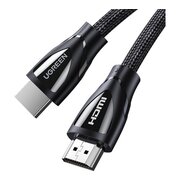  Кабель UGREEN HD140 80402 HDMI 2.1 Male To Male Cable 8K Braided Cable 1.5m Black 