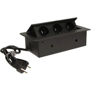  Сетевой разветвитель PREMIER 3R 1.8м черный PX/BL-HOR-3R-BLK 