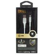  Кабель Cactus CS-LG.USB.A-2 USB m-Lightning m 2м белый 