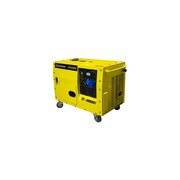  Бензиновый генератор CHAMPION GG7500ES, 220/12 В, 6кВт, на колёсах с АКБ 