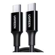  Кабель UGREEN US300 80372 Type-C Male to Type-C Male 2.0 ABS Shell 5A Current 2m Black 