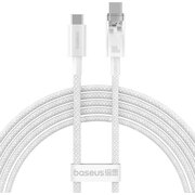  Дата-кабель Baseus Explorer (P10319703221-01) Fast Charging with Smart Temperature Control Type-C to Type-C 100W 2m Stellar White 