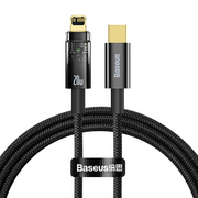  Дата-кабель Baseus Explorer (CATS000001) Auto Power-Off Fast Charging Type-C to IP 20W 1m Black 