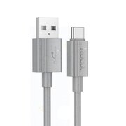  Дата-кабель HOCO X107 Favor charging data cable Type-C серый 
