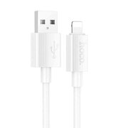  Дата-кабель HOCO X107 Favor charging data cable iP белый 