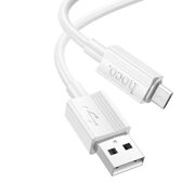  Дата-кабель HOCO X107 Favor charging data cable Micro белый 