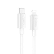  Дата-кабель HOCO X107 Favor PD charging data cable iP белый 