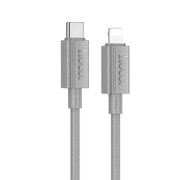  Дата-кабель HOCO X107 Favor PD charging data cable iP серый 