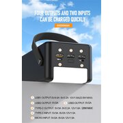  Аккумулятор внешний резервный TOPOMAX TPB-F102 60000mAh, 22.5W, QC3.0 черный 