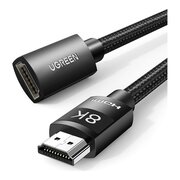  Кабель UGREEN HD151 40447 HDMI 8K Male To Female Extension Cable 1m Black 