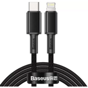  Дата-кабель Baseus (CATLGD-A01) High Density Braided Fast Charging Type-C to iP PD 20W 2m Black 