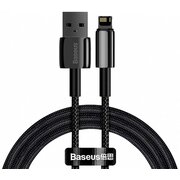  Дата-кабель Baseus Tungsten Gold (CALWJ-01) Fast Charging USB to iP 2.4A 1m Black 