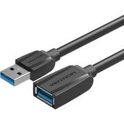  Кабель удлинитель Vention VAS-A45-B300 USB 3.0 AM/AF 3м Black Edition 